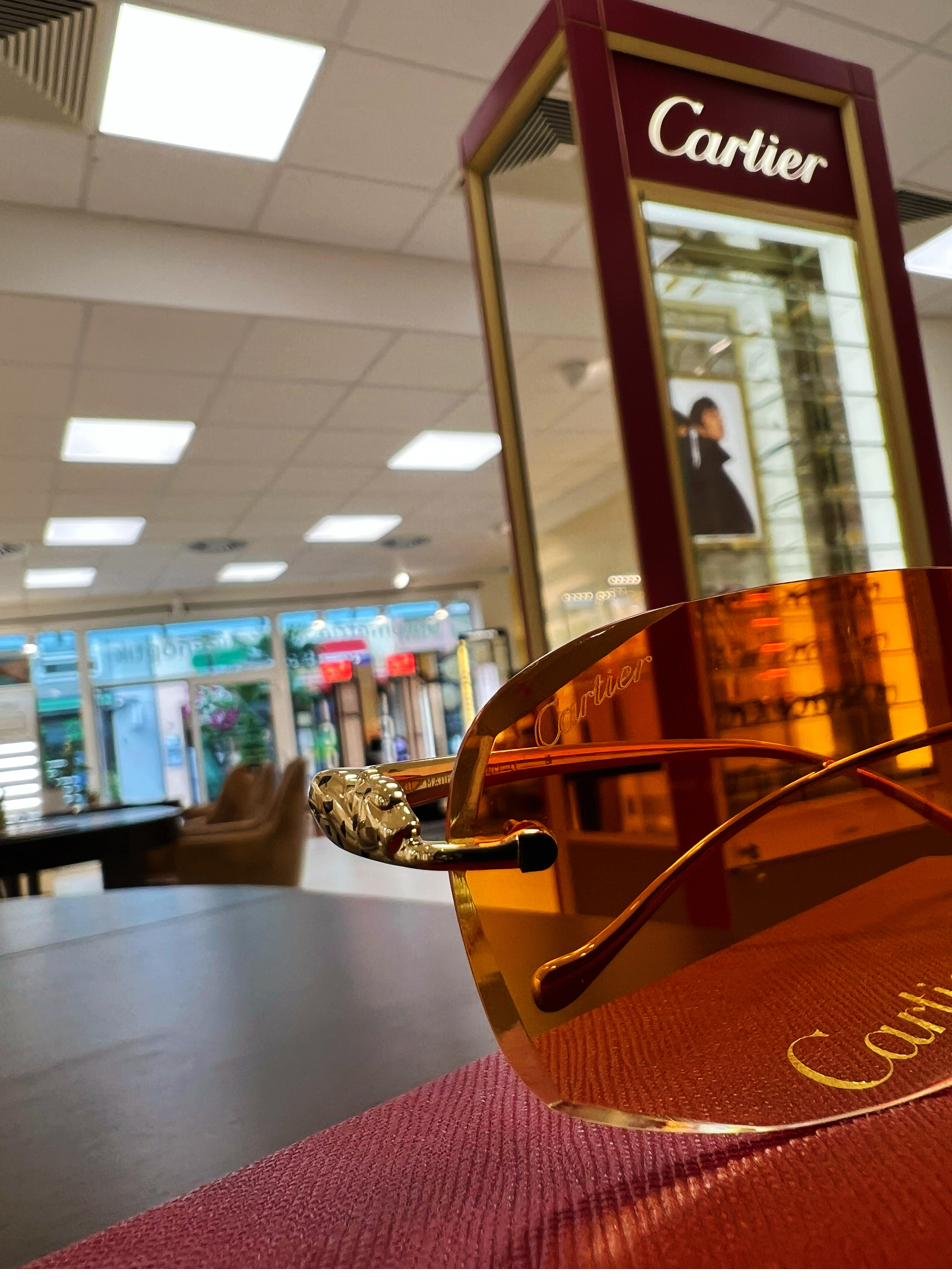 Cartier-Vitrine im eyedentity-Showroom Hildesheim