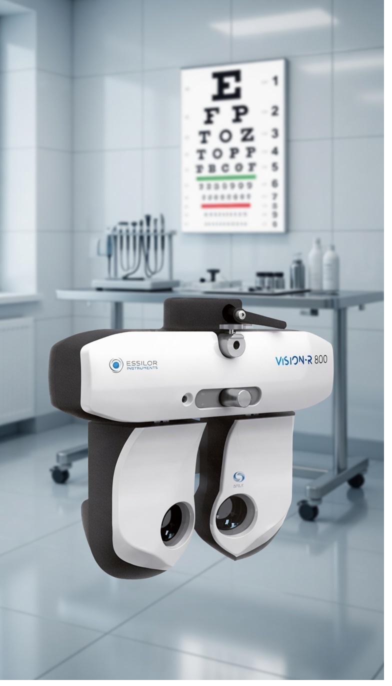 Essilor Vision-R 800 — Phoropter für subjektive Refraktion auf 1/100 Dioptrie